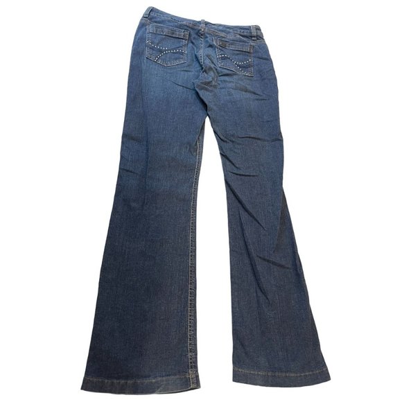 Lee Womens Jeans Slender Boot Cut Secret Lower On The Waist Blue Size W32 - Picture 2 of 10